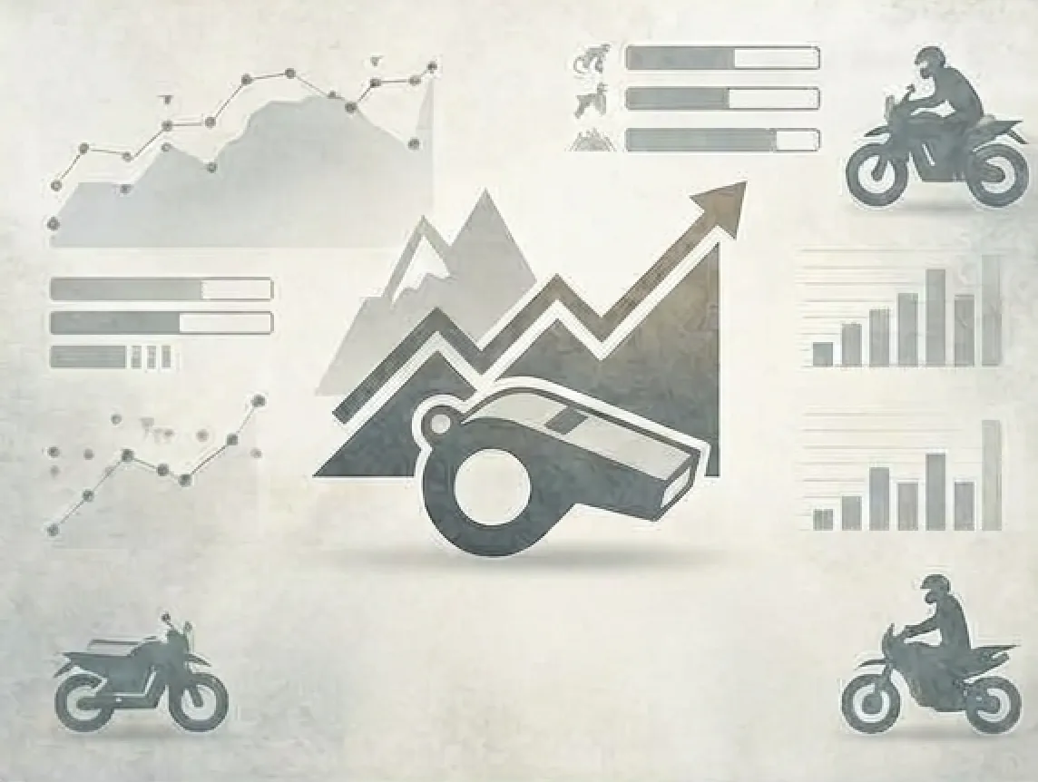 Project Alpine showing riding statistics and coaching tips